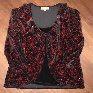 Beautiful sequence red top